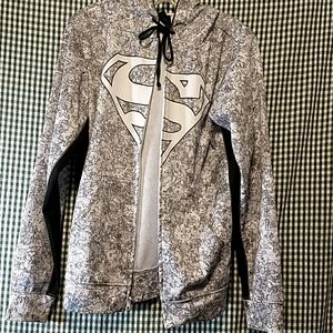 Superman.  Boys youth's small hooded jacket preowned
